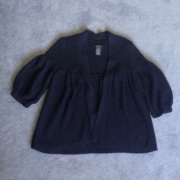 Babydoll puff sleeve cardigan - Picture 2 of 8